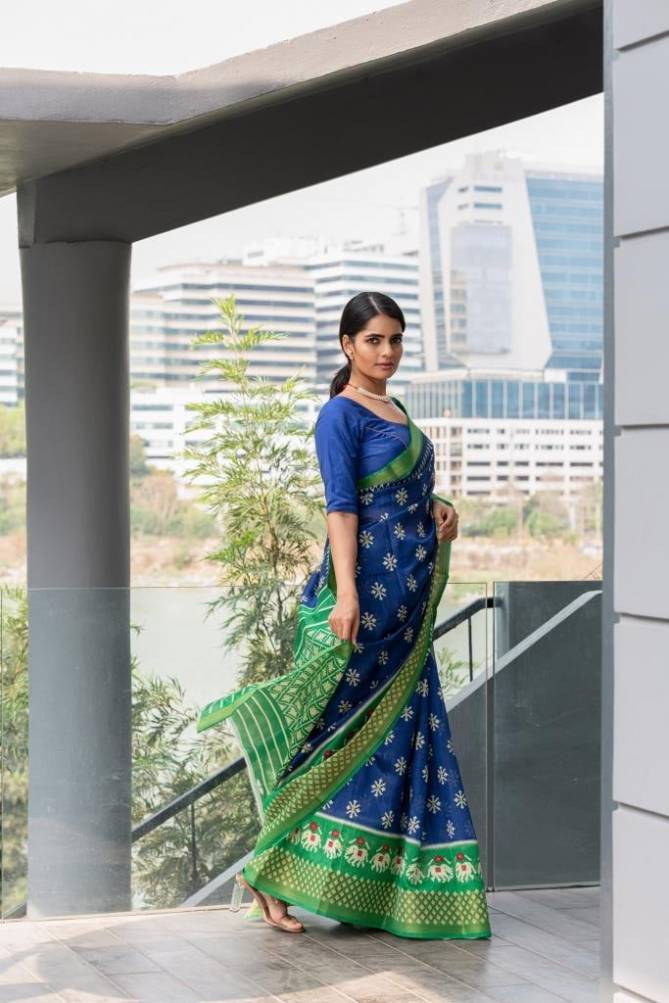 Handloom Zari Patta 10 Stylisht New Exclusive Wear Fancy Designer Saree Collection